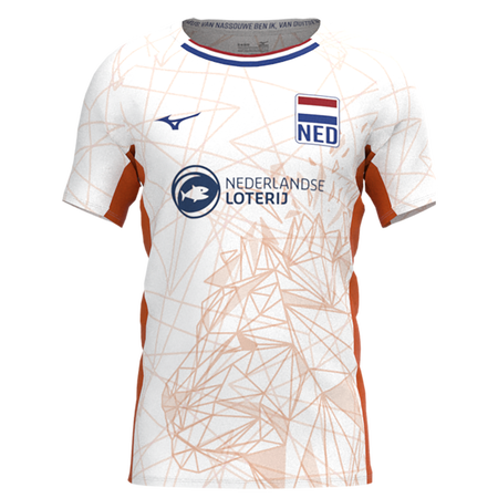 Nevobo Volleyball Match White Shirt Men